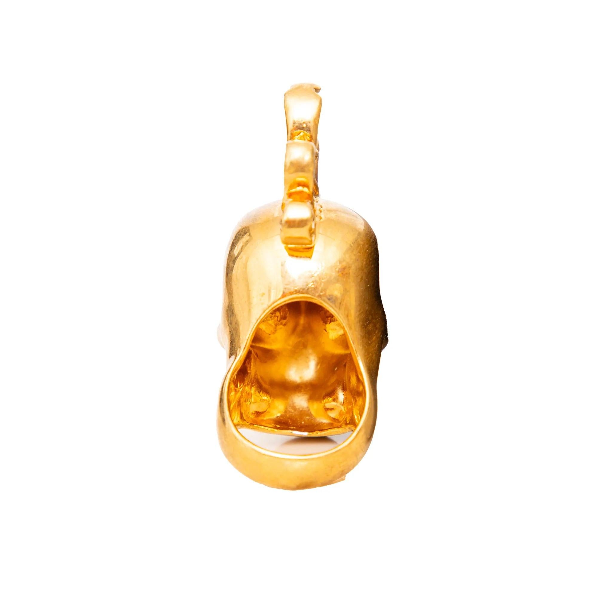 Anello con teschio di Alexander McQueen - anni '90 in vendita 2