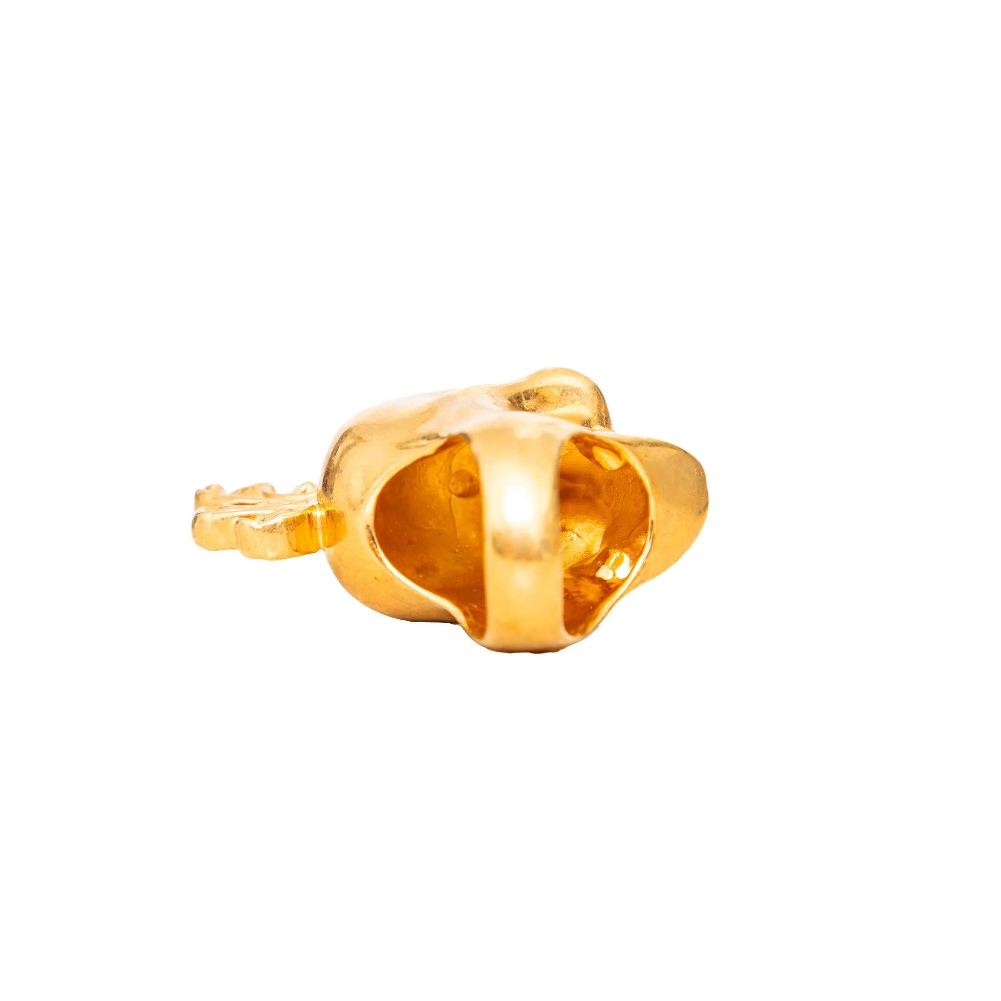Anello con teschio di Alexander McQueen - anni '90 in vendita 4