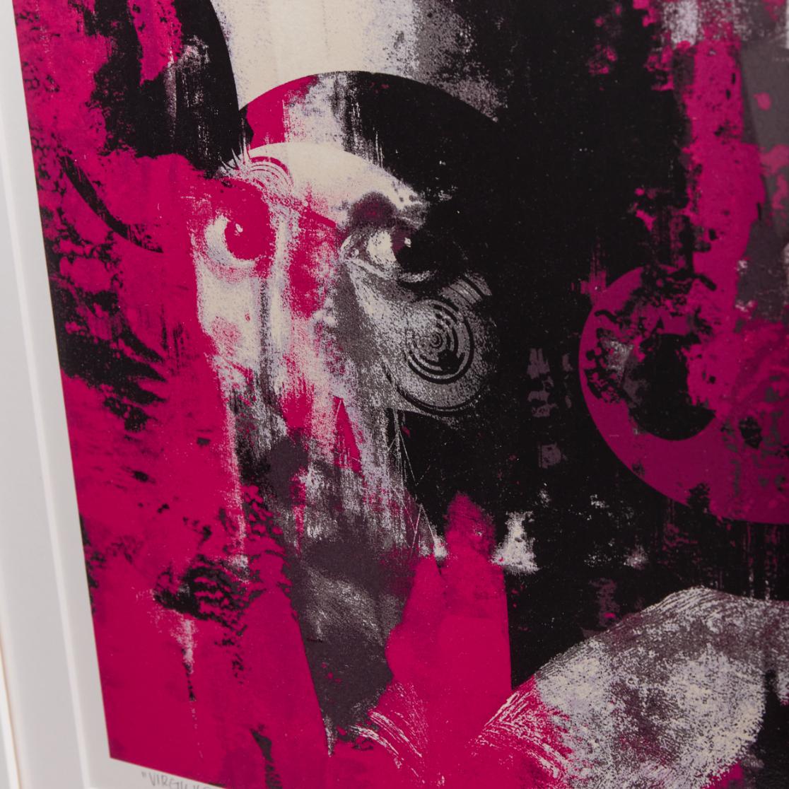 TAKASHI MURAKAMI VIRGIL ABLOH Glance Past The Future 2018 SiebdruckPapier 3/300 (Grau) im Angebot