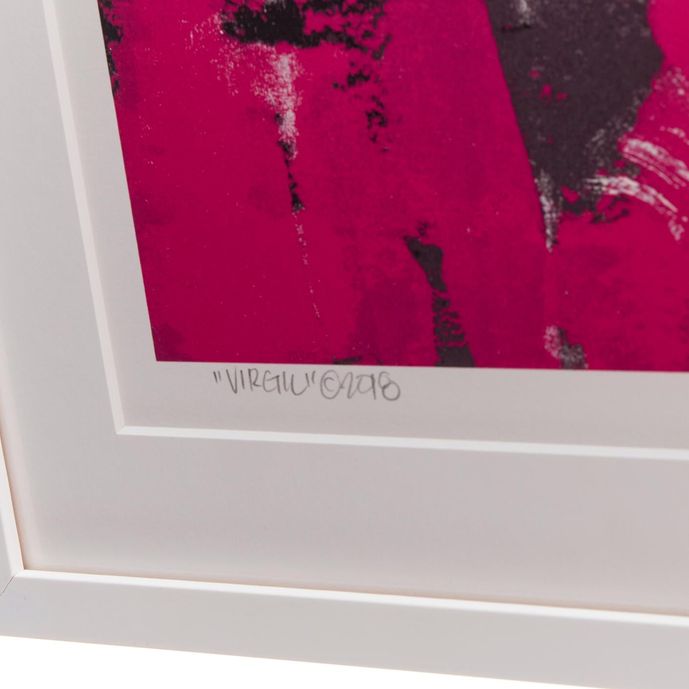 TAKASHI MURAKAMI VIRGIL ABLOH Glance Past The Future 2018 SiebdruckPapier 3/300 Damen im Angebot