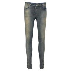 Roberto Cavalli Jeans skinny in denim sbiadito blu chiaro M. I.