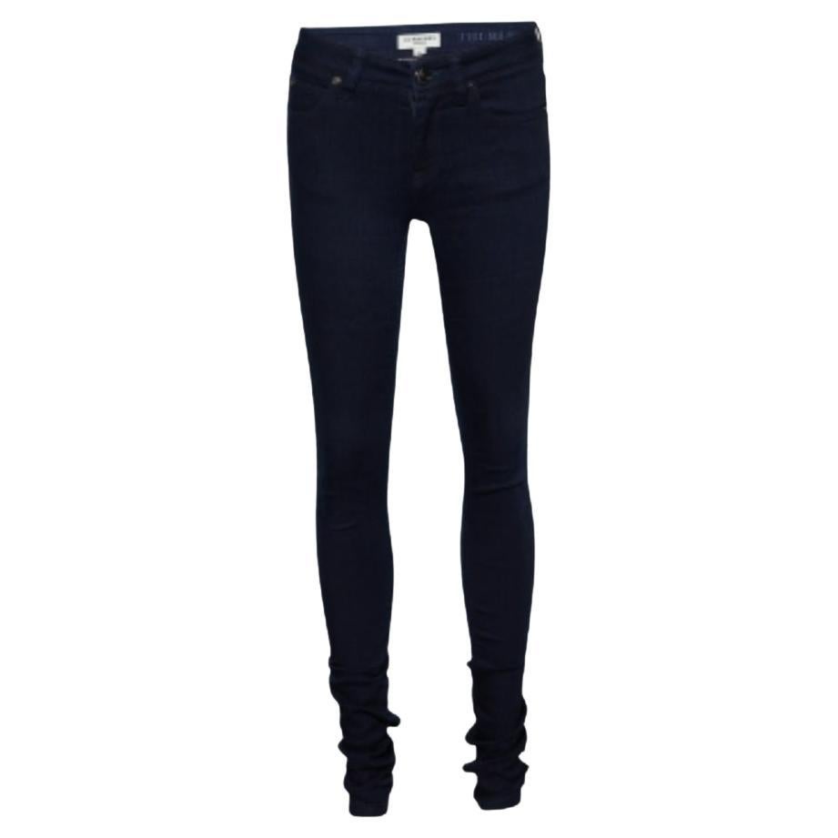 Vaqueros Burberry Azul Marino Thurlestone Skinny Jeans S Cintura 28"