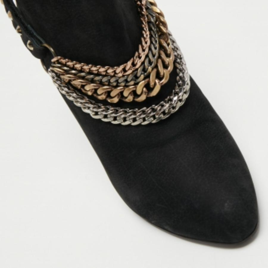 Donna Le Silla Stivaletto in pelle nubuck nera taglia 40 in vendita