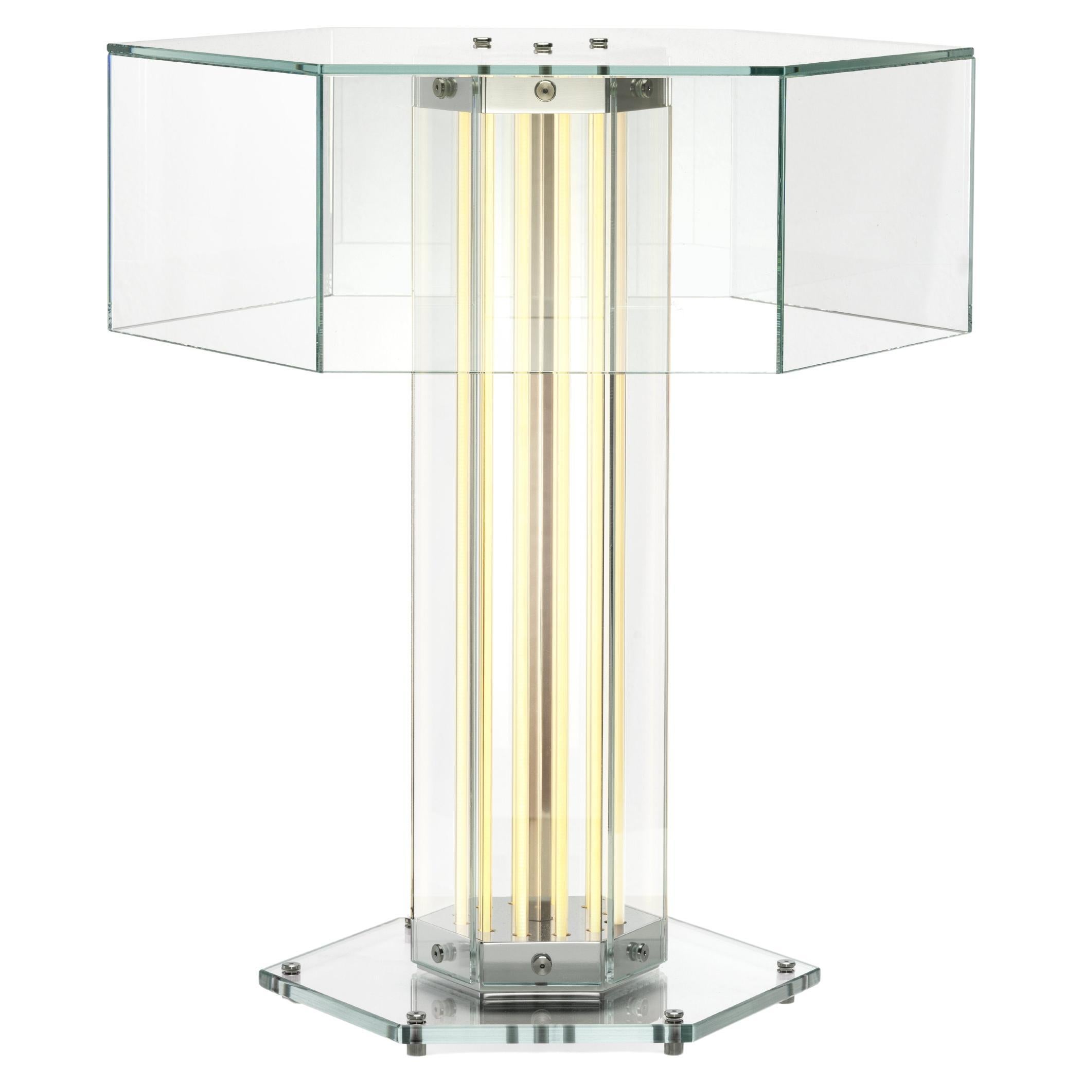 Lámpara de mesa SuperWire de cristal y aluminio de Formafantasma, 2024 en venta