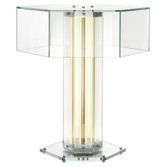 SuperWire-Tischlampe aus Glas und Aluminium von Formafantasma, 2024