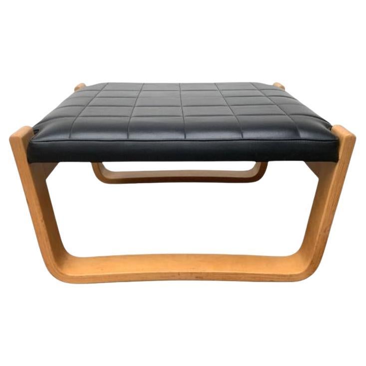 Mid-Century Pulkka Lounge Chair Stool by Ilmari Lappalainen for Asko, 1960s For Sale