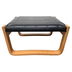 Mid-Century Pulkka Lounge Chair Stool by Ilmari Lappalainen for Asko, 1960s