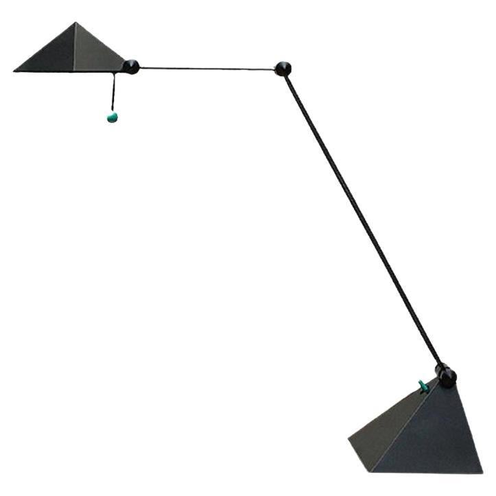Lampada da tavolo postmoderna tedesca vintage di Lungean + Pellmann, anni '80 in vendita