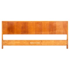 Beautiful MidCentury Robsjohn-Gibbings Blonde Maple King Headboard for Widdicomb