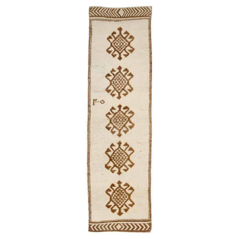 Tapis de course Turkey Anatoly - Laine Brown Ivory Design - 93204