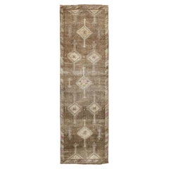 Tapis de course Turkey Anatoly - Laine Brown Ivory Design - 93259