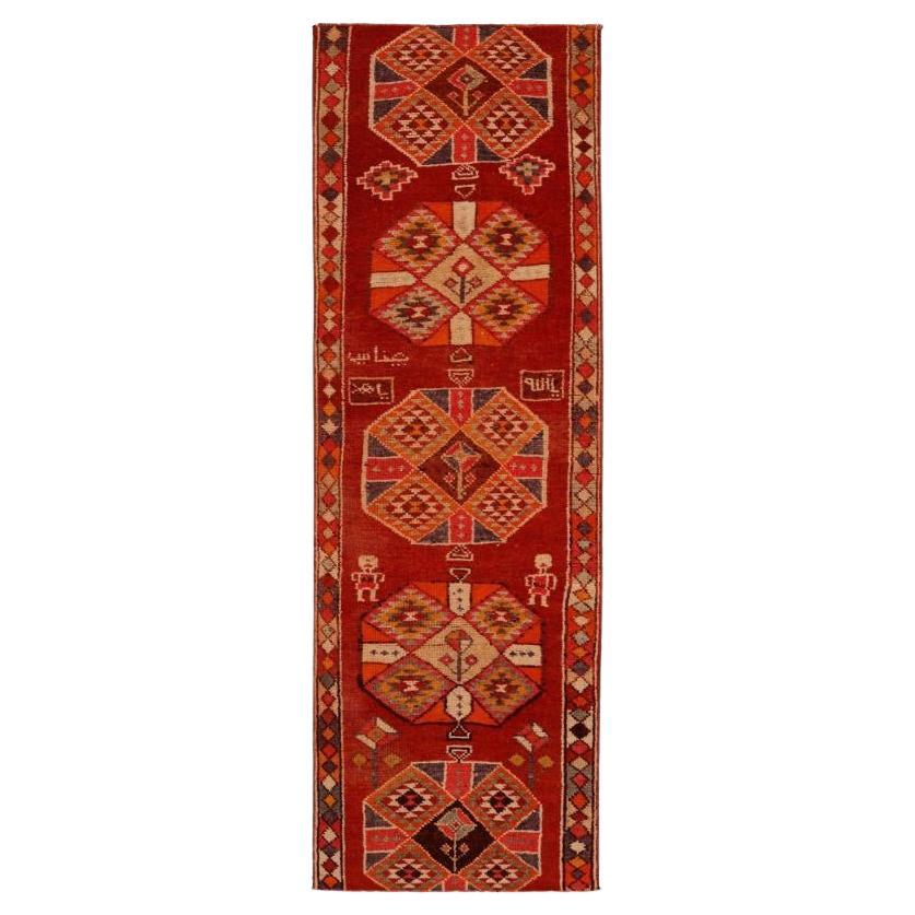 Tappeto Afghanistan Anatoly Runner - Lana Design/One Rosso - 93464