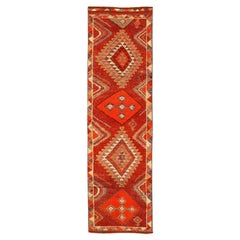 Afghanistan Anatoly-Läufer - Wolle Rot Design - 93455