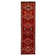 Afghanistan Anatoly Runner Rug - Wool Red Design - 93460