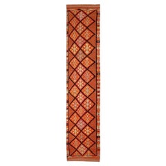 Afghanistan Anatoly Runner Rug - Wool Ivory Red Design - 93510
