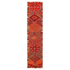 Afghanistan Anatoly Runner Rug - Wool Red Design - 93538