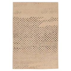 Tappeto India Small - Lana Marrone Avorio Design - 98036
