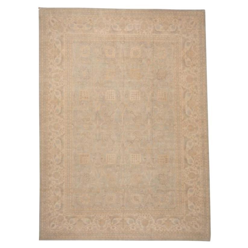 Afghanistan Haji Jalili Area Rugs - Wool Ivory Light Blue - 98037