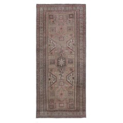 Persian Azerbaijan Area Rugs - Wool Ivory Pink Taupe Design - 97546