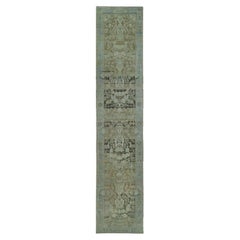 Alfombra Persa Malayer - Lana Marrón Azul Claro Topo - 97557