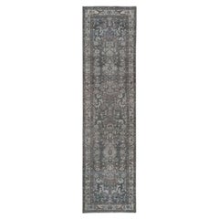 Alfombra Persa Malayer - Lana Diseño Marrón Gris - 97585