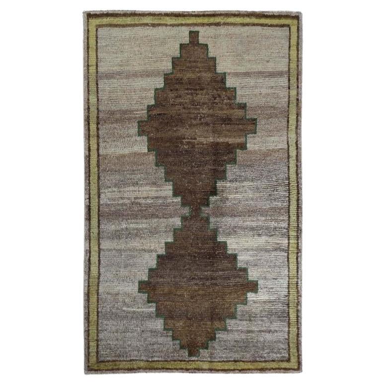 Tapis persan Gabbeh Small - Laine Brown Design/One - 97617