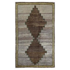 Tapis persan Gabbeh Small - Laine Brown Design/One - 97617