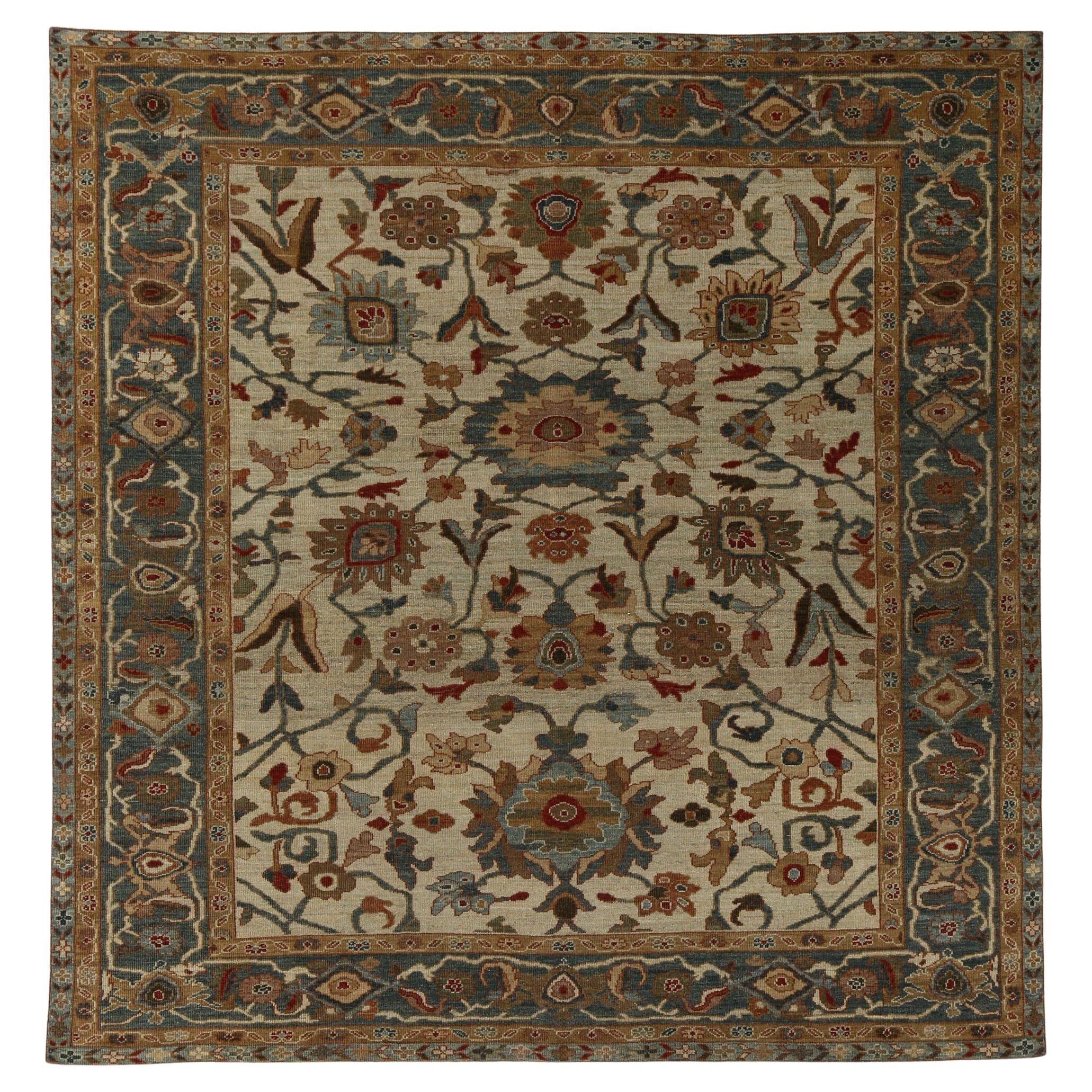 Afghanistan Sultanabad Area Rugs - Wolle Elfenbein Design - 96145 im Angebot