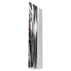 2024 Oskar Zieta for Zieta Vase Parova 34" / 85cm en acier inoxydable poli