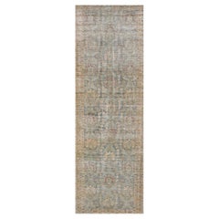 Persischer Malayer-Läufer Circa 1880 - Wolle Blau Grün Rot Design - 99555