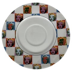 Andy Warhol American Modern "Some Like it Hot" Pattern Saucers