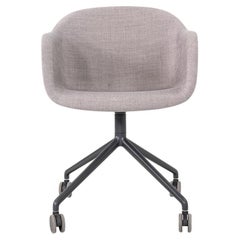 2020s Iskos-Berlin for Muuto Fiber Swivel Desk Chair in Grey Fabric 8x Available