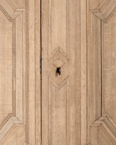French Baroque Oak Cabinet, Circa 1800, Boldly Carved, Antique Charm