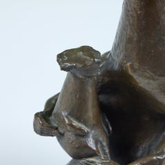 Lily Landis Bronze Woman and Child Sculpture