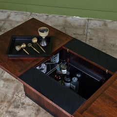 Mesa de café extensible de palisandro de E. Pedersen & Søn, hacia la década de 1950