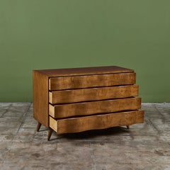 Wave Four Drawer Dresser by Edmond J. Spence, c.1950s
