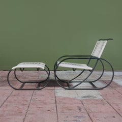 Lounge Chair & Ottoman by Kipp Stewart for Terra of California, Bronze, c.1970s