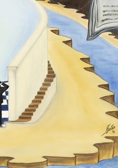 Painting - Santos - 'Indifference' - Oil on Canvas