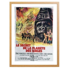 Beneath The Planet of the Apes Oak Frame Poster by Boris Grinsson, 1970