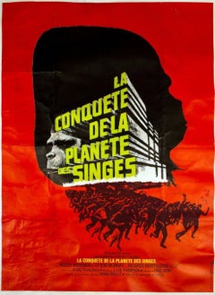 Conquest Of The "Planet of the Apes" (French) Unframed Poster, 1972