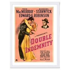 Double Indemnity White Frame Poster, 1944