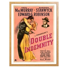 Double Indemnity Oak Frame Poster, 1944
