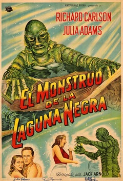Creature From the Black Lagoon (Argentinian) Unframed Poster, 1954