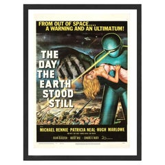 The Day the Earth Stood Still Black Frame Poster, 1954