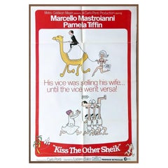 Kiss the Other Sheik Walnut Frame Poster, 1968