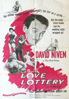 The Love Lottery Unframed Poster, 1954