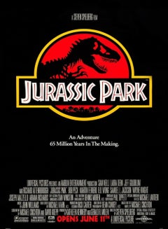 Jurassic Park Unframed Poster by Chip Kidd, 1993