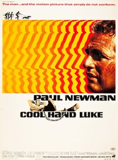 Ungerahmtes Poster zu „Cool Hand Luke“ von Bill Gold, 1967