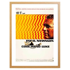 Poster „Cool Hand Luke“ mit Eichenholzrahmen von Bill Gold, 1967