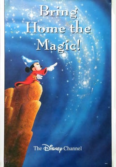 Disney Channel "Fantasia" Unframed Poster, 1998